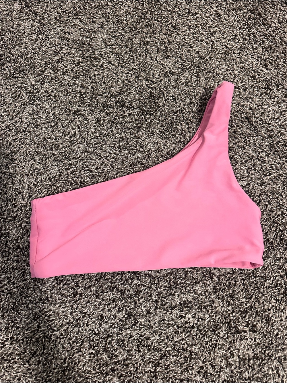 SKATIE One-Shoulder Pink Bikini Top